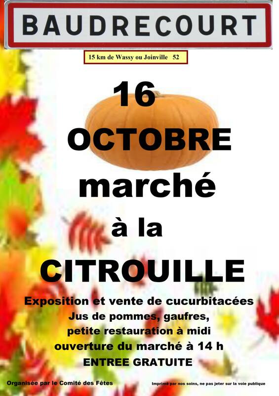 Marché à la citrouille