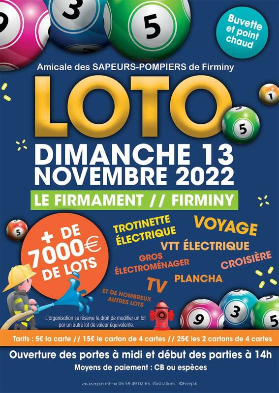 Méga Loto Des Sapeurs-Pompiers De Firminy