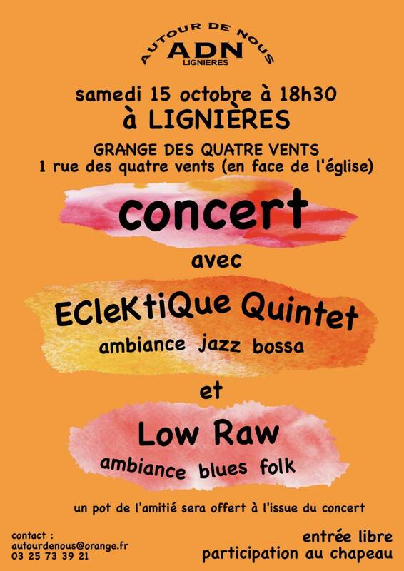 Concert de Jazz, Folk,blues,bossa