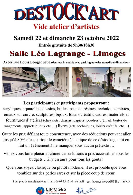 DESTOCK'ART Vide atelier d'Artistes