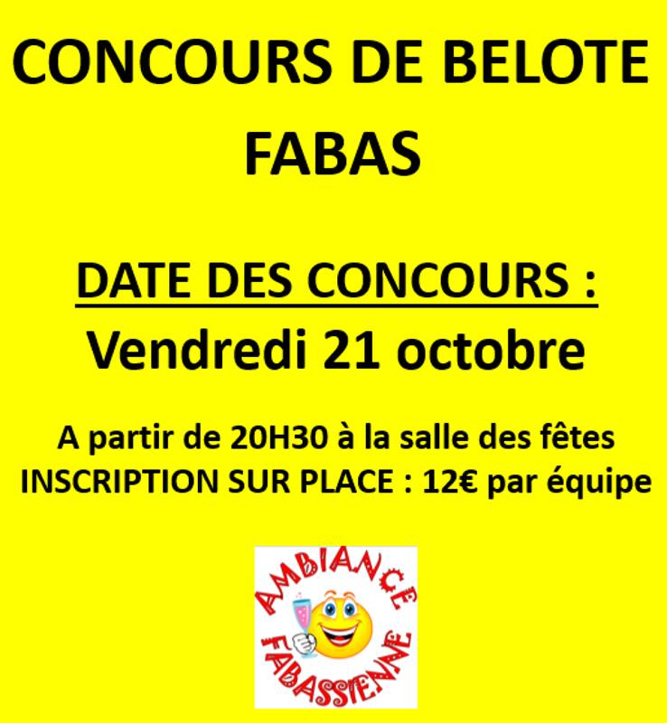 Concours de belote