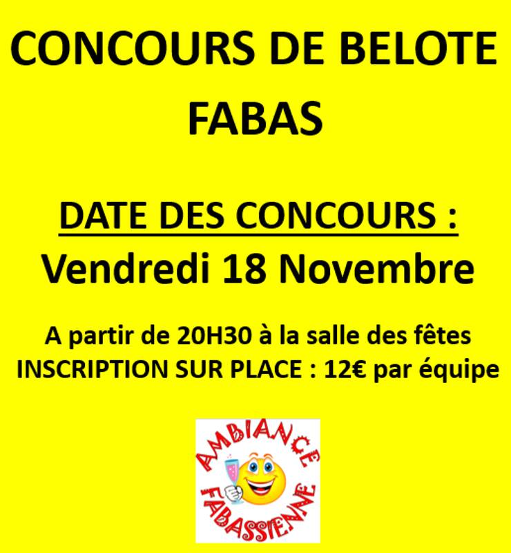 Concours de belote