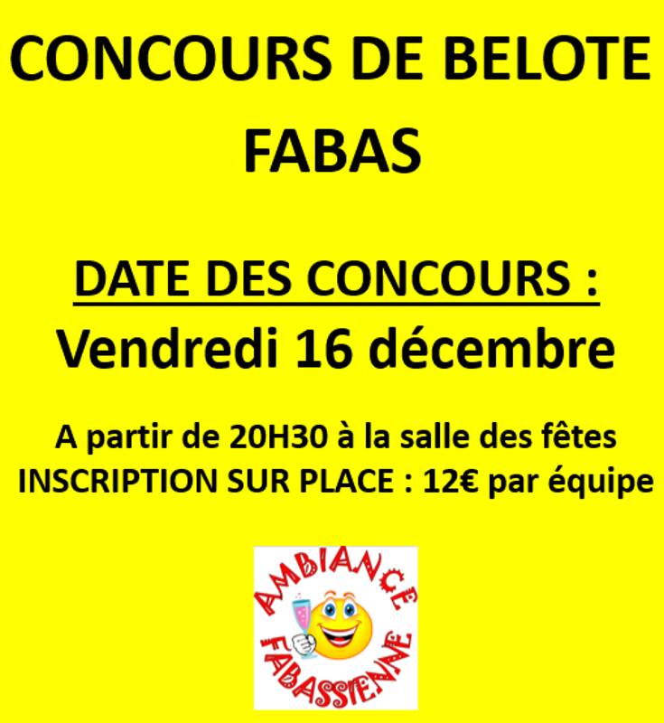 Concours de belote