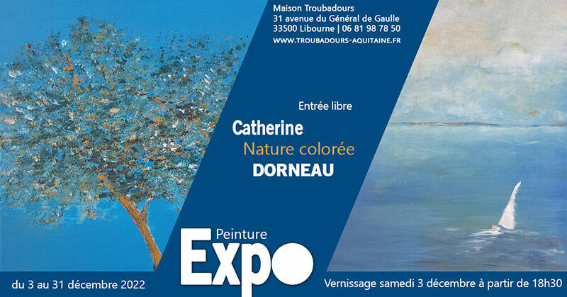 Vernissage peinture de Catherine Dorneau