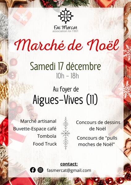 Marché de Noël artisanal Fas Mercat