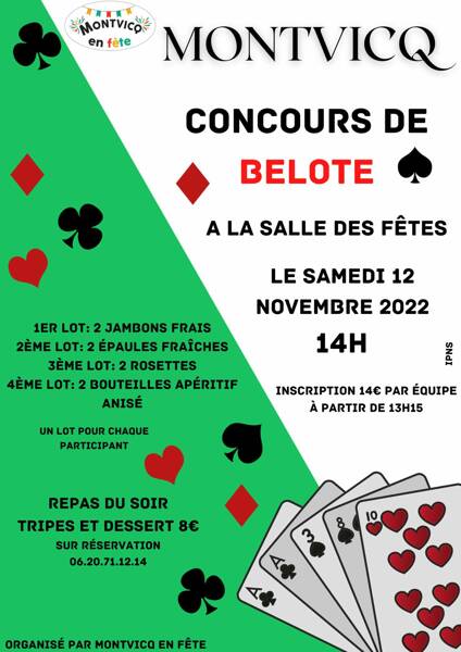 Concours de belote