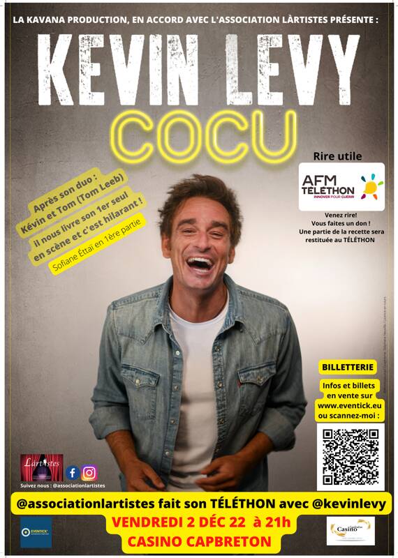 Spectacle d'humour au profit de l'AFM Téléthon