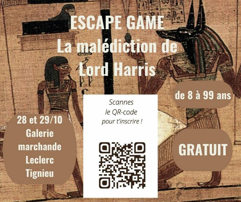 Escape Game La malédiction de Lord Harris - Gratuit