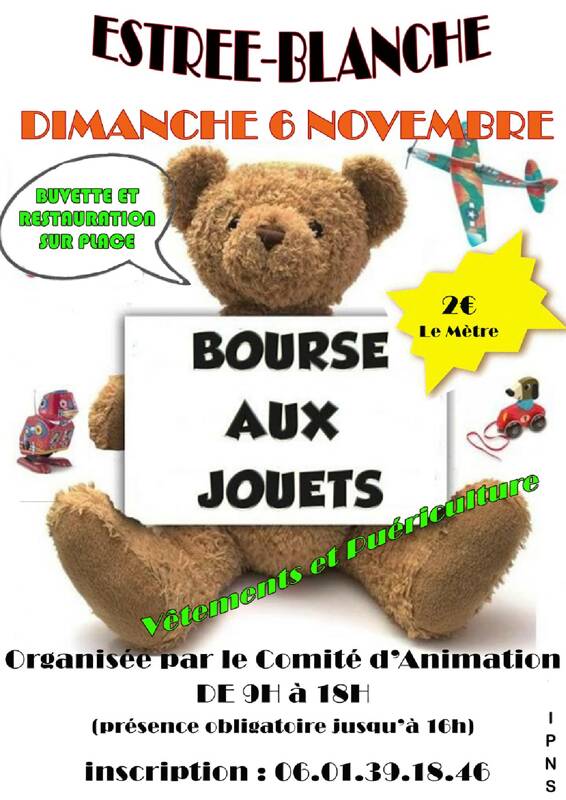 Bourse aux jouets, vêtements et puériculture