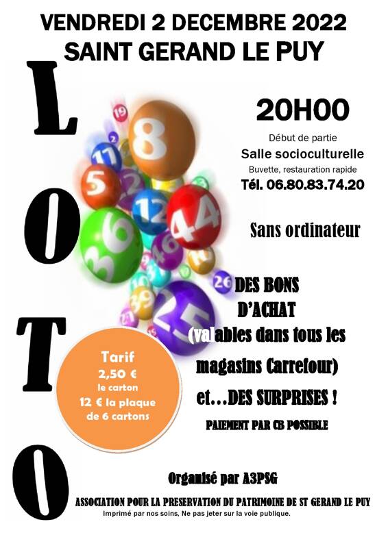 LOTO DU POUVOIR D'ACHAT