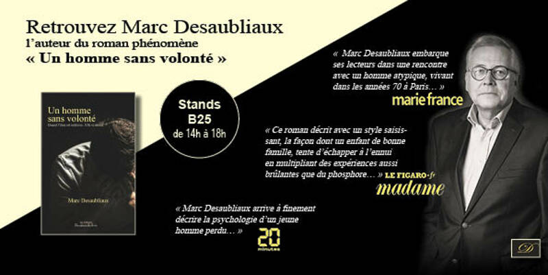 Présence exceptionnelle de Marc Desaubliaux au salon l'autre livre de Paris