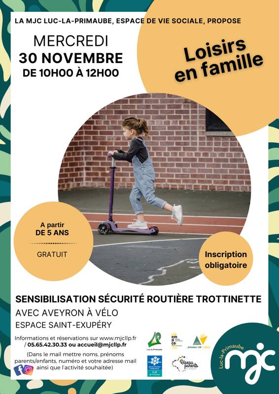 Sensibilisation sécurité routière en trottinette