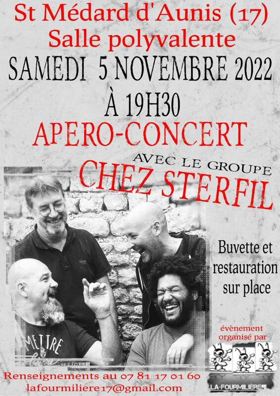 Apéro-concert avec le groupe Chez Sterfil