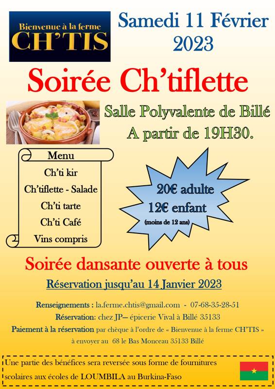 SOIREE CH'TIFLETTE