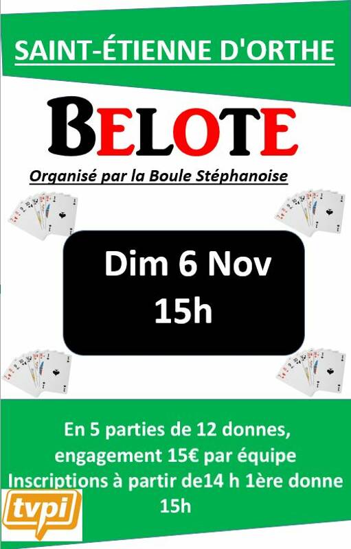 CONCOURS DE BELOTE