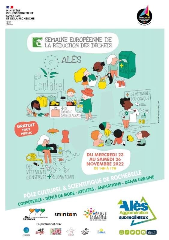 Ateliers/Animation - Enfants/Adultes - Semaine Européenne de Réduction des déchets - ALES