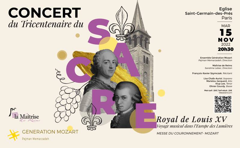 Concert du Tricentenaire du Sacre Royal de Louis XV - Génération Mozart & La Maîtrise de Reims