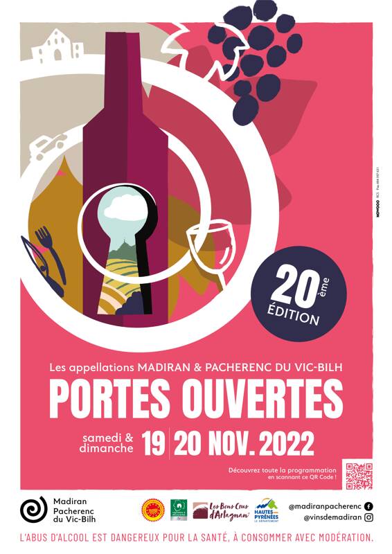 20eme édition des Portes Ouvertes des vignobles Madiran et Pacherenc du Vic-Bilh les 19 et 20 novembre