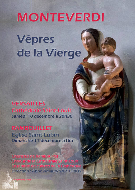 Concert Monteverdi les vêpres de la Vierge