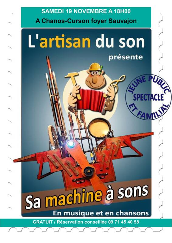 SPECTACLE TOUT PUBLIC LA MACHINE A SONS