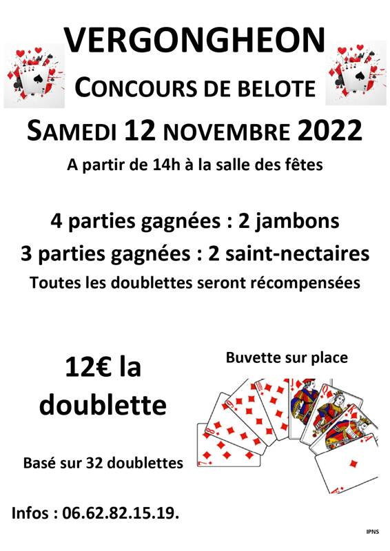 Concours de belote