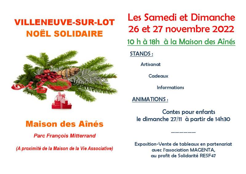 Marché de Noël Solidaire