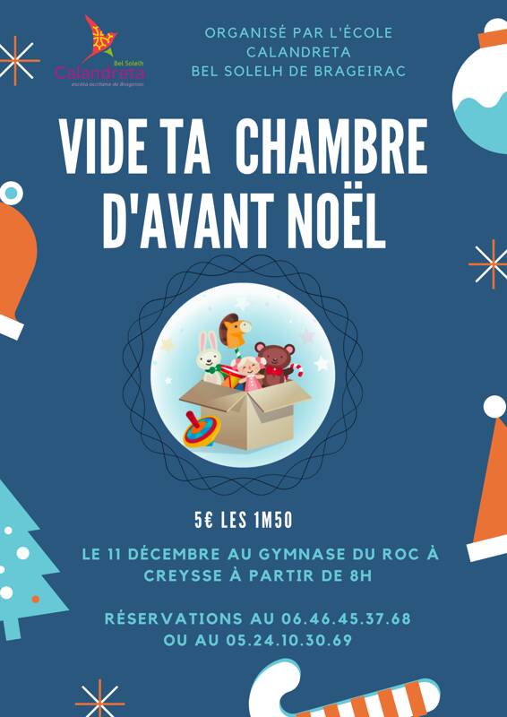 Vide ta chambre avant Noël