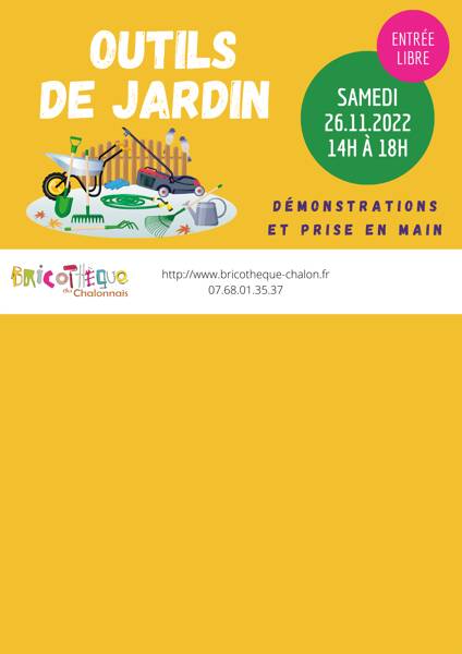 Démonstrations et prise en main d'outils de jardin