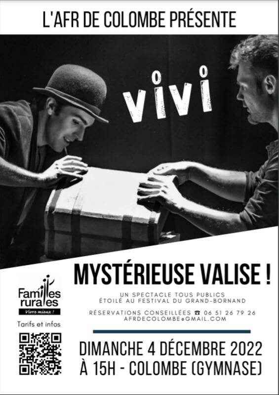 MYSTERIEUSE VALISE ! Spectacle tous publics de Vivi