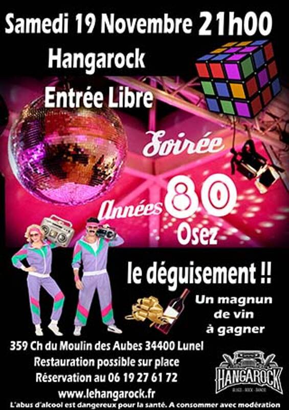 Soirées Années 80 Osez le déguisement !!