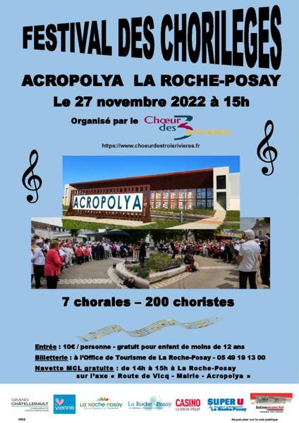 festival des chorilèges de la roche-posay