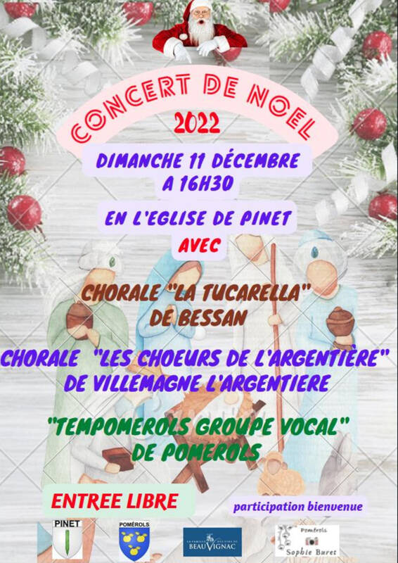 CONCERT DE NOEL AVEC TROIS CHORALES