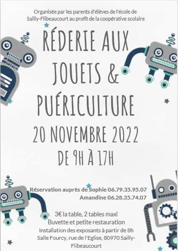 Réderie aux jouets et puériculture