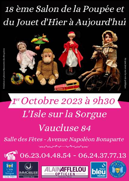 18 ième Salon du Jouet et de la Poupée d'hier à aujourd'hui