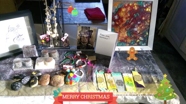 Marché de Noël artistique chez Lilib 