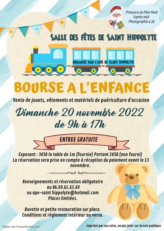 Bourse à l enfance