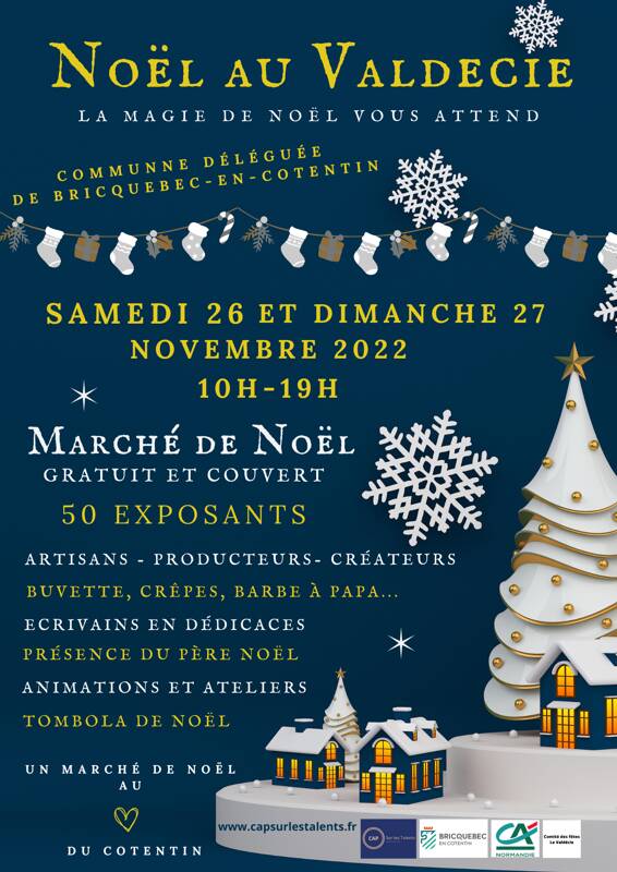 Marché de noël au Valdecie