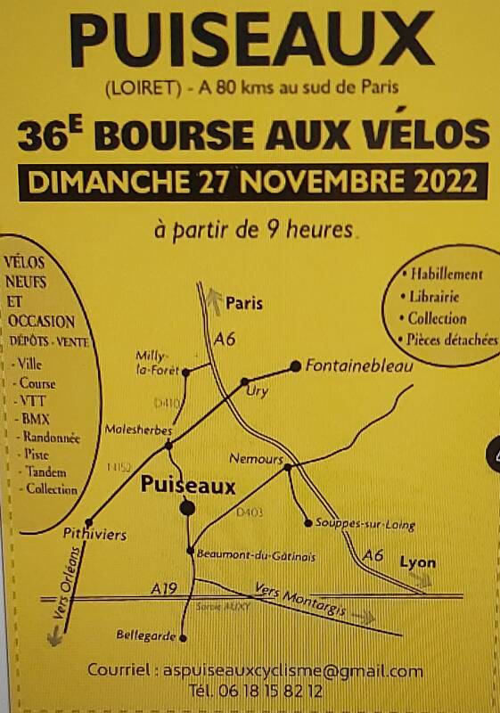 BOURSE AUX VÉLOS DE PUISEAUX