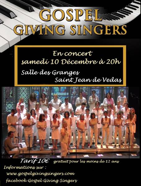 Concert de Noel Gospel Giving Singers