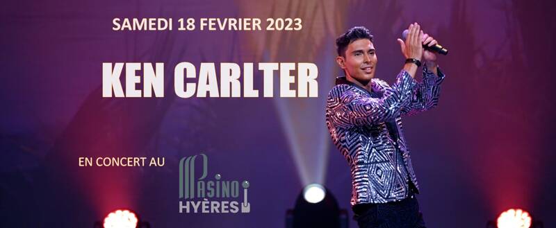 Ken CARLTER en concert au Casino des Palmiers