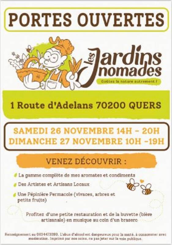 Portes ouvertes Les Jardins Nomades