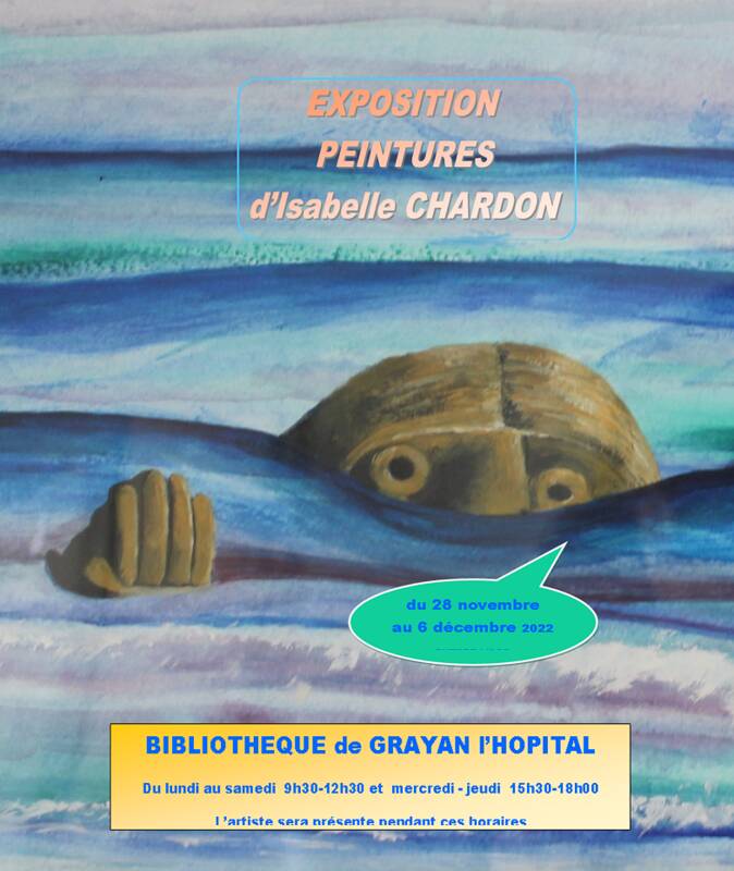 exposition peintures d' Isabelle Chardon