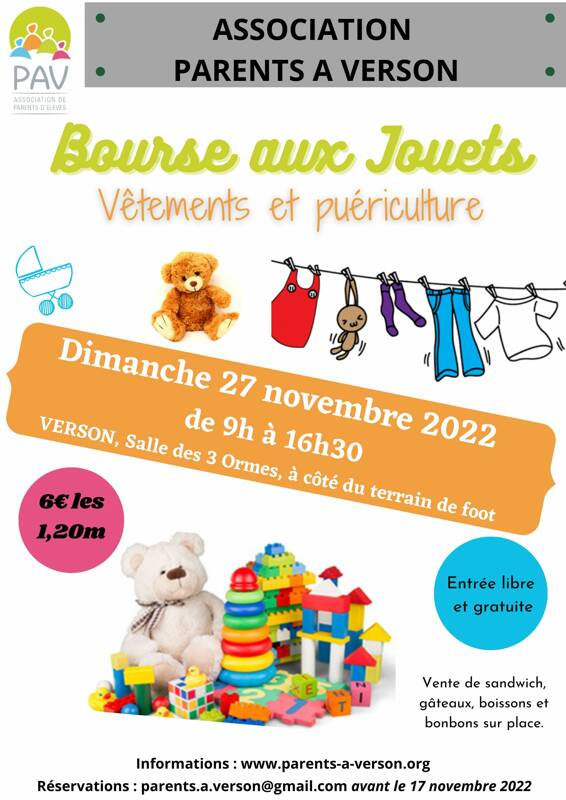 Bourse aux jouets et puériculture