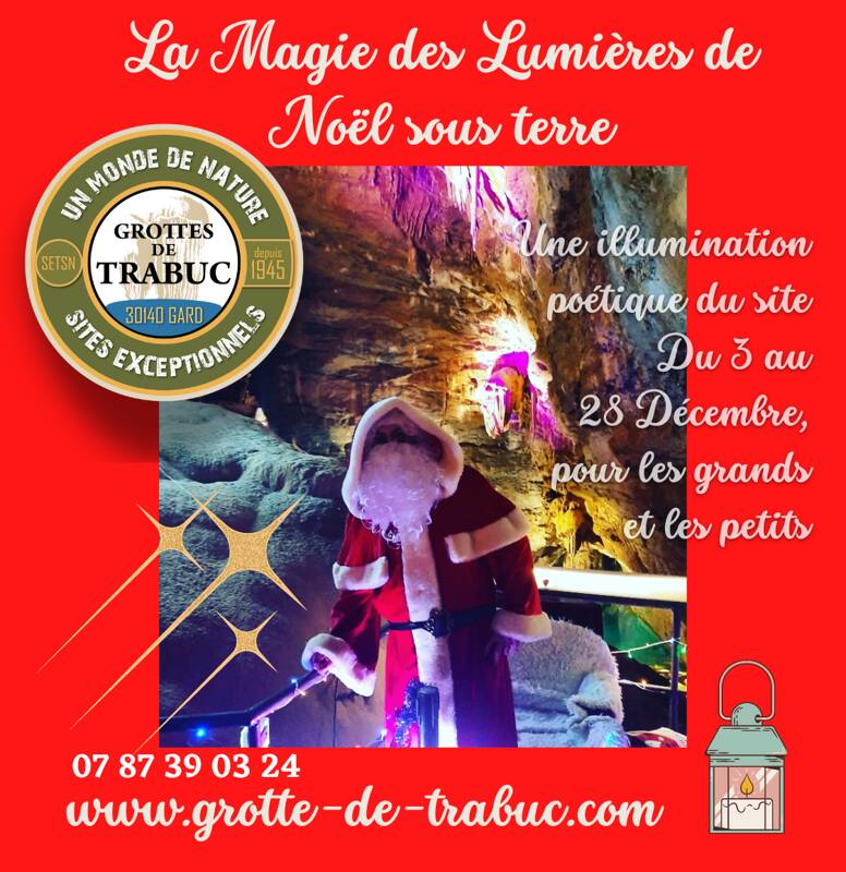 La Magie des Lumières de Noël sous terre