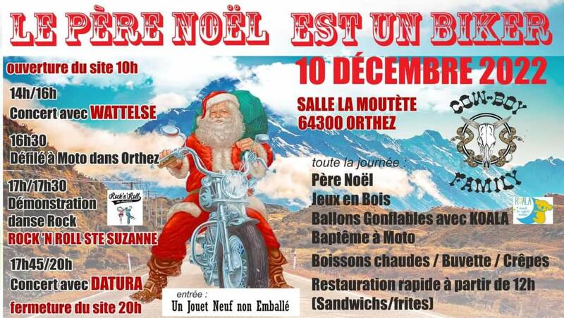 LE PERE NOEL EST UN BIKER