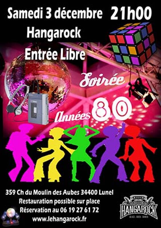 Soirée Années 80 au Hangarock