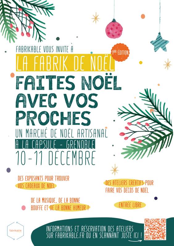 Marché de noël artisanal - La fabrik de noël