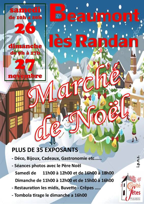 marché de noël de Beaumont les Randan