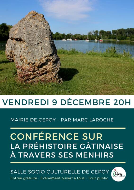 Conférence La préhistoire gâtinaise au travers de ses menhirs