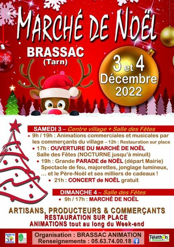 MARCHE DE NOEL 3 et 4 DECEMBRE